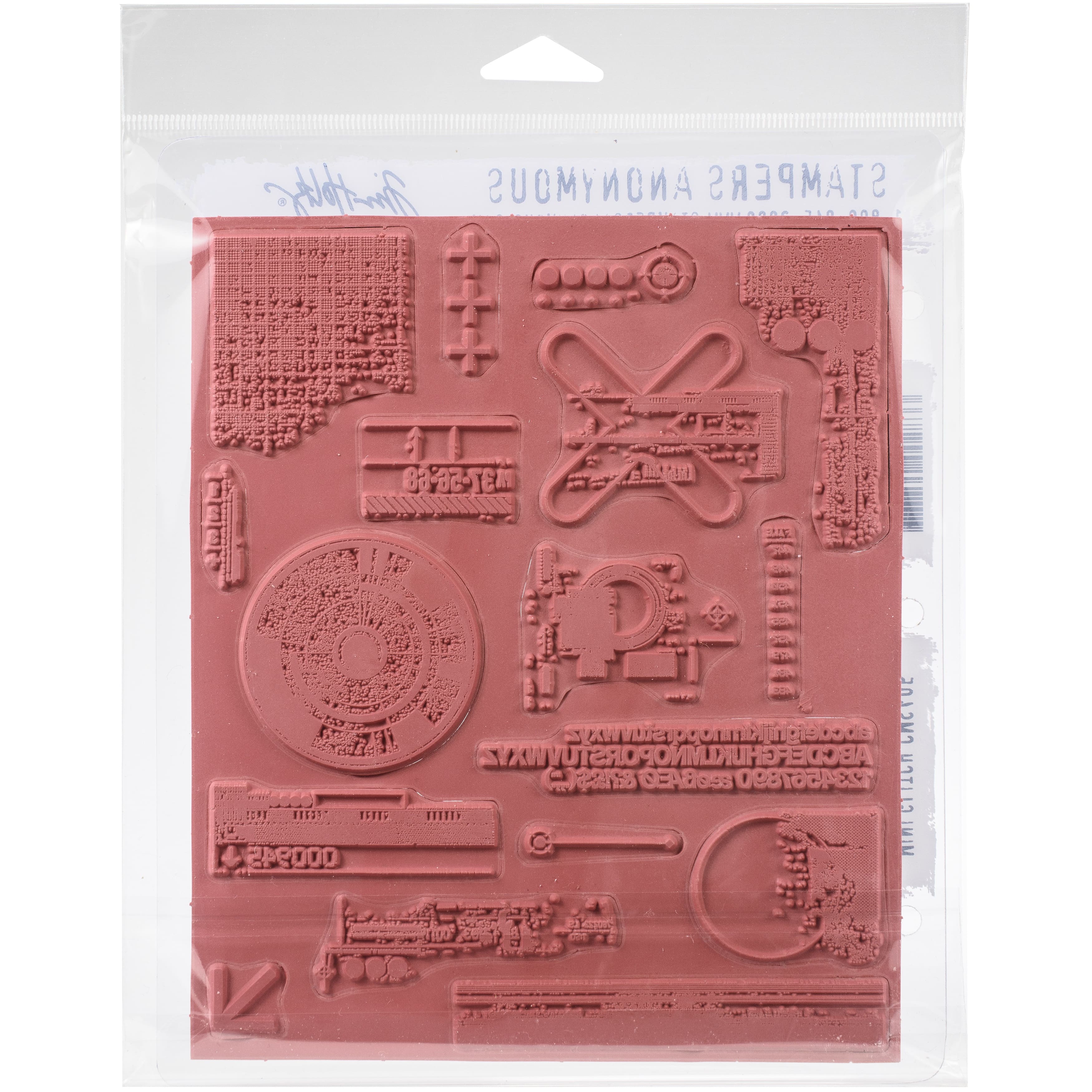 Stampers Anonymous Tim Holtz&#xAE; Mini Glitch Cling Stamps