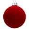 6 Pack 3" Flocked Glass Ball Ornaments by Ashland®