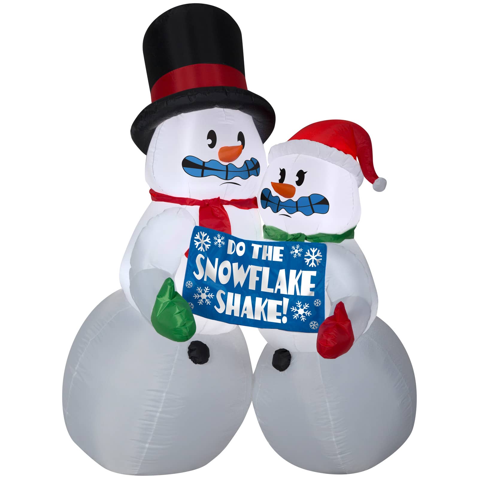 6ft. Animated Airblown® Inflatable Shivering Snow Couple