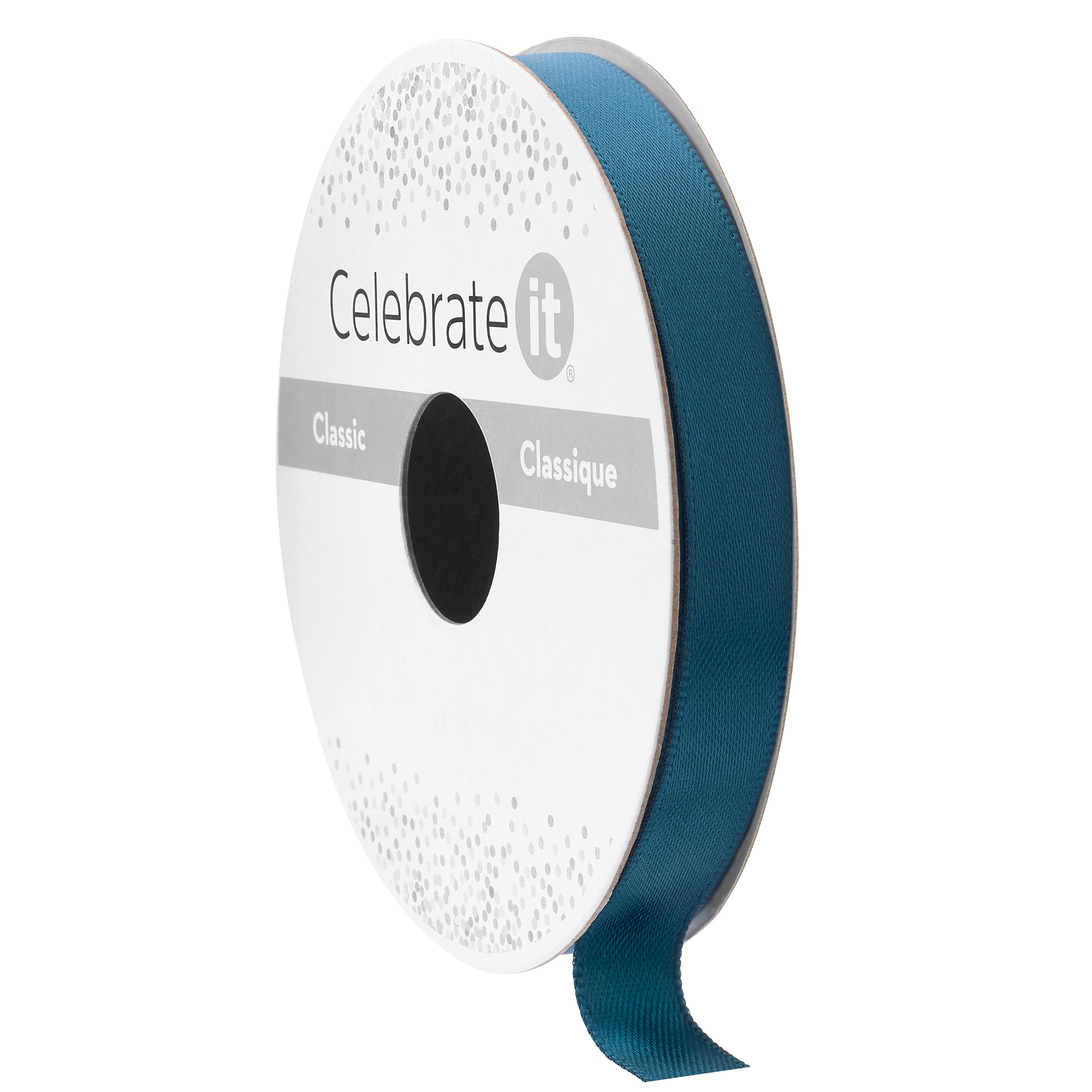 3/8&#x22; x 15yd. Satin Double Face Ribbon by Celebrate It&#xAE; Classic