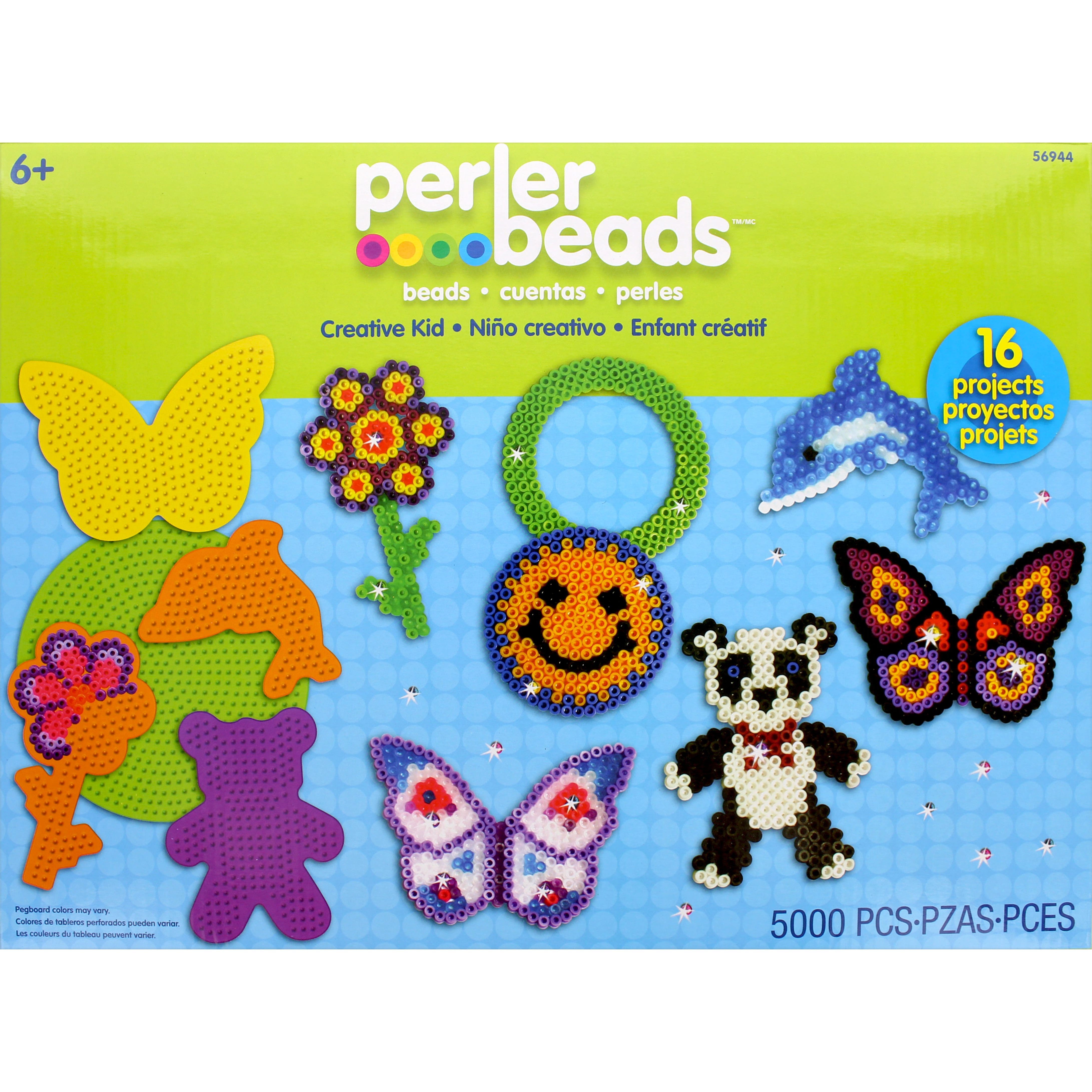 Perler Beads Creative Kid Bead Kit Kids Craft, 5000 pcs
