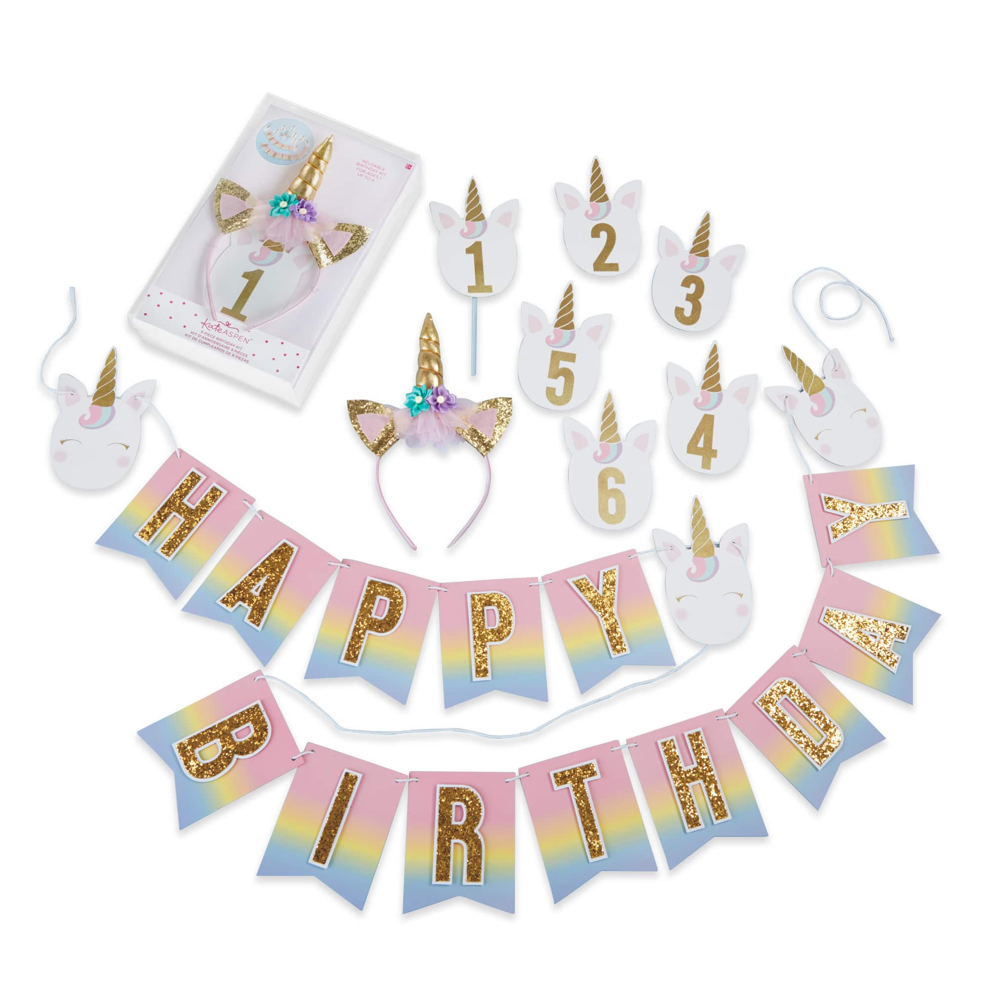 ~ Birthday Party Supplies Favors Toys Prizes Reward MAGICAL UNICORN STAMPERS 6 