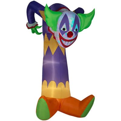 7.5ft. Projection Airblown® Inflatable Halloween Kaleidoscope Clown ...