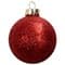 8 Pack 2.5" Glass Glitter Ball Ornaments by Ashland®