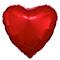 17" Metallic Heart Mylar Balloon