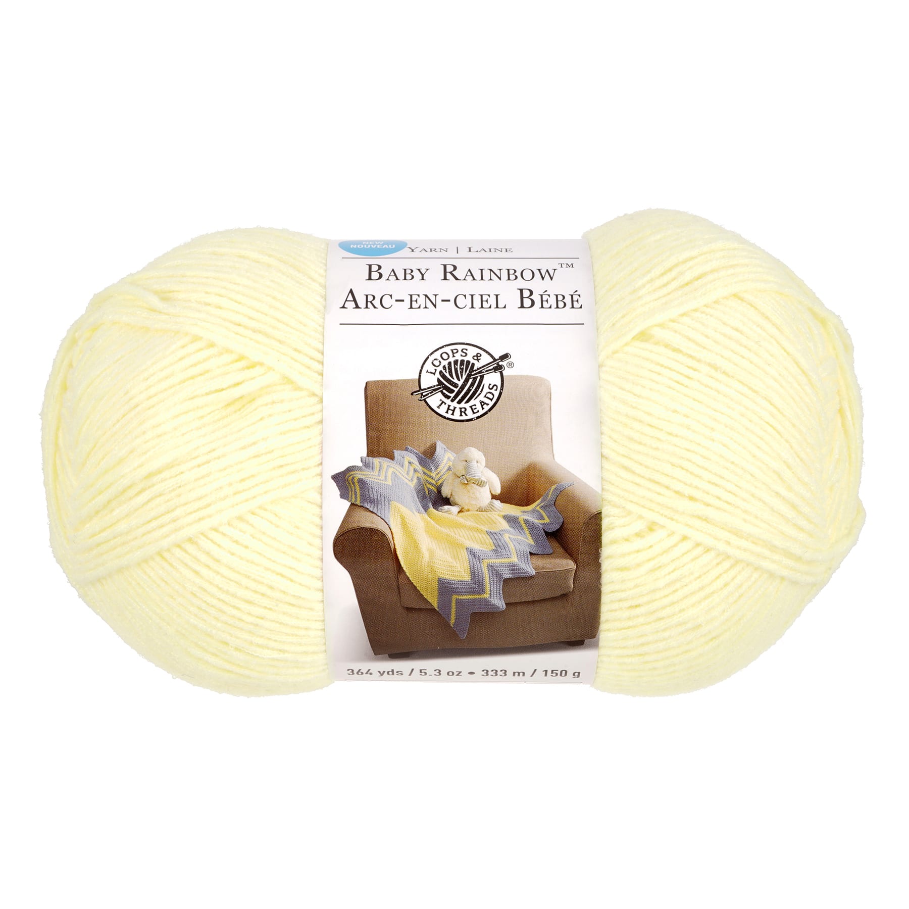 15 Pack: Brushed Rainbow™ Yarn by Loops & Threads®