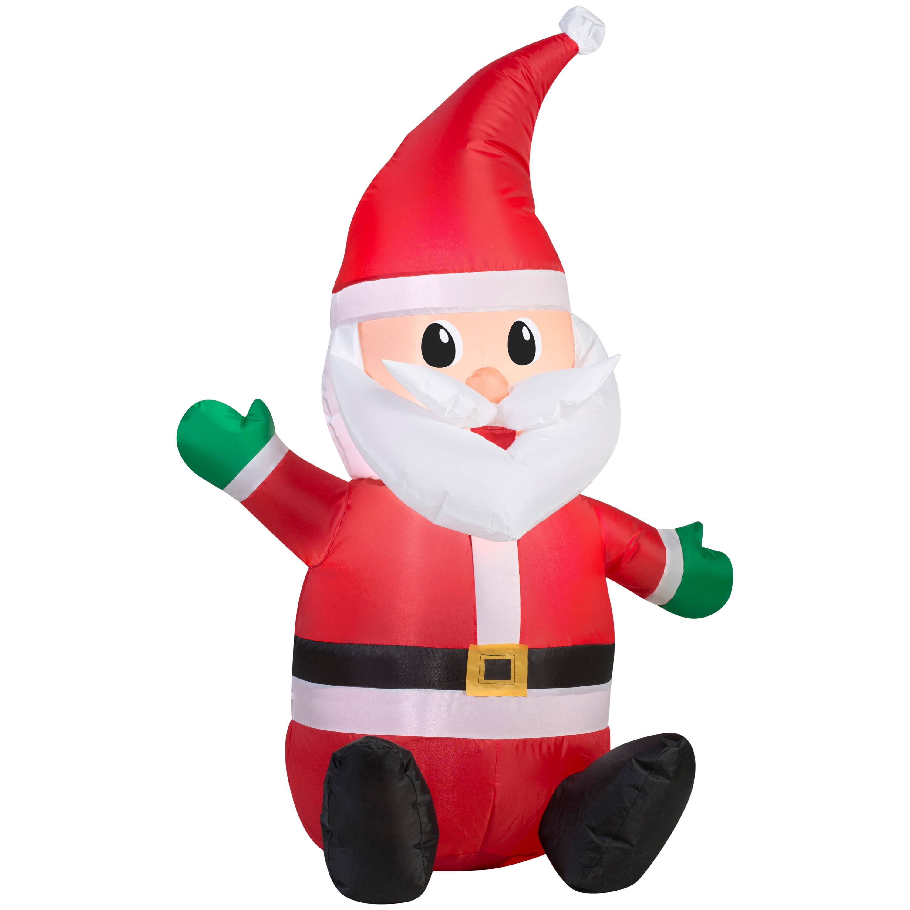 3.5ft. Airblown&#xAE; Inflatable Christmas Sitting Santa