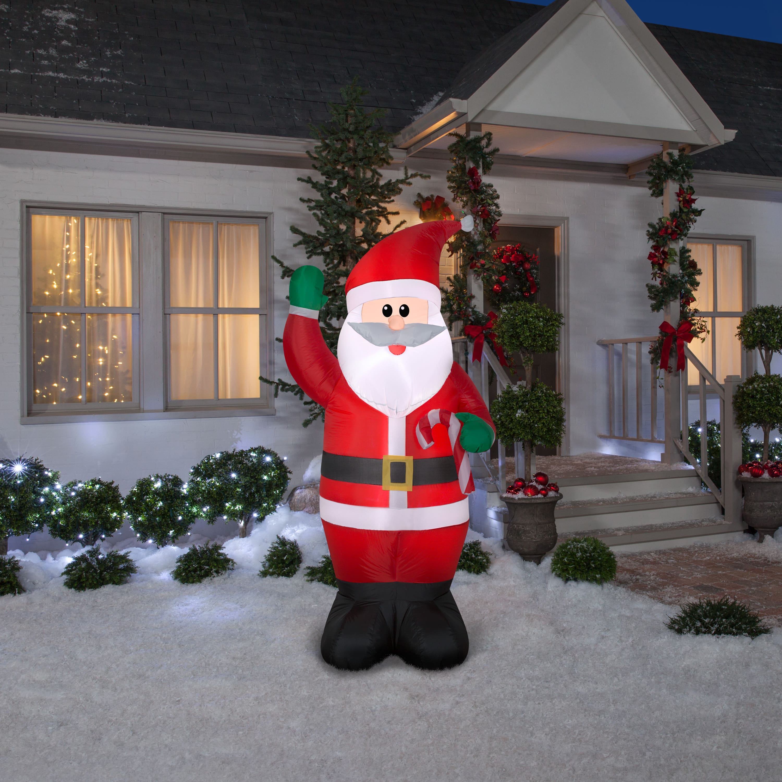 6.5ft. Airblown® Inflatable Christmas Santa | Christmas Inflatables ...