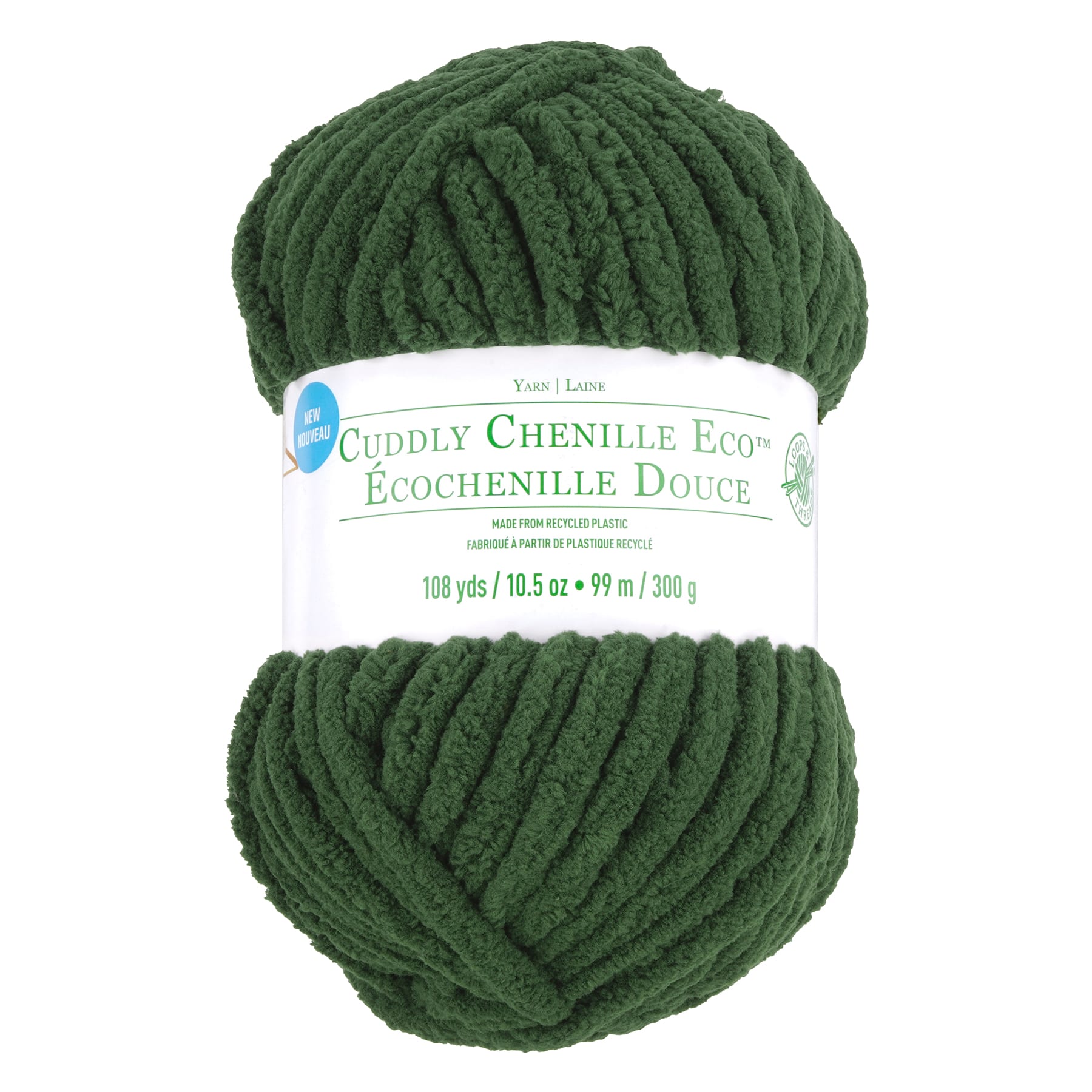 Cuddly Chenille Eco™ Yarn by Loops & Threads™