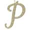 13.75" Gold Pearl Script Letter Wall Décor by Ashland®