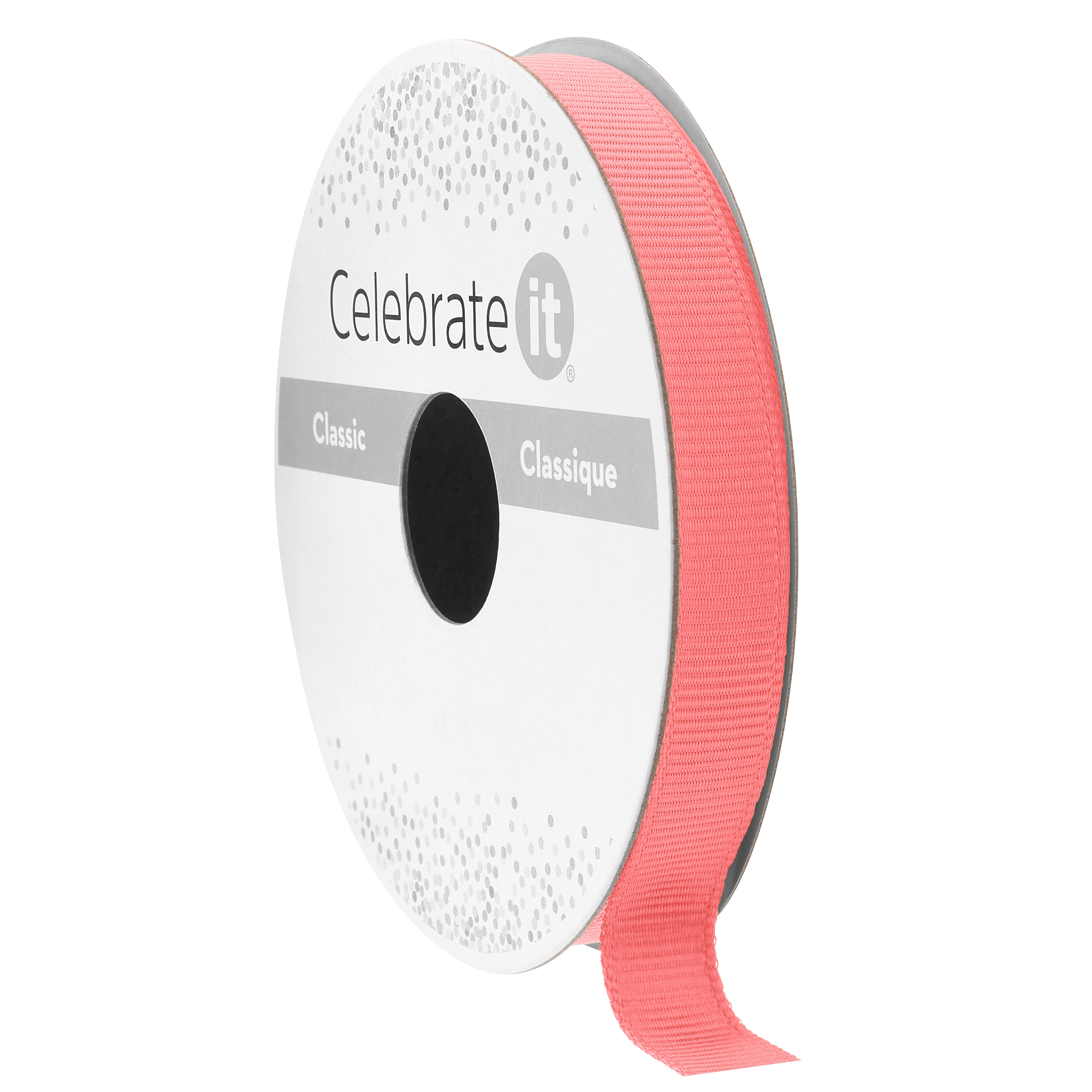 3/8'' x 10yd. Grosgrain Ribbon by Celebrate It® Classic