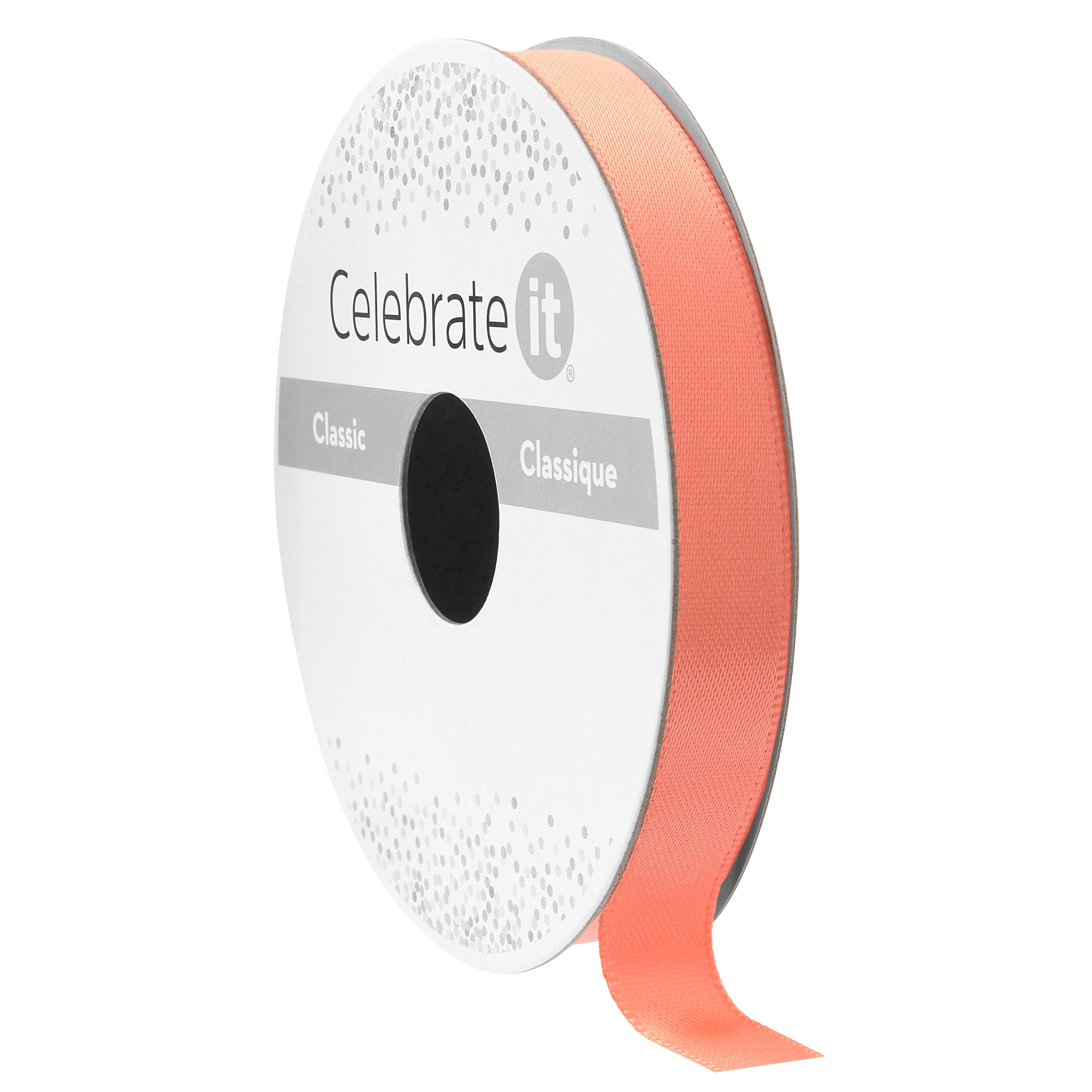 3/8" x 15yd. Satin Double Face Ribbon by Celebrate It® Classic