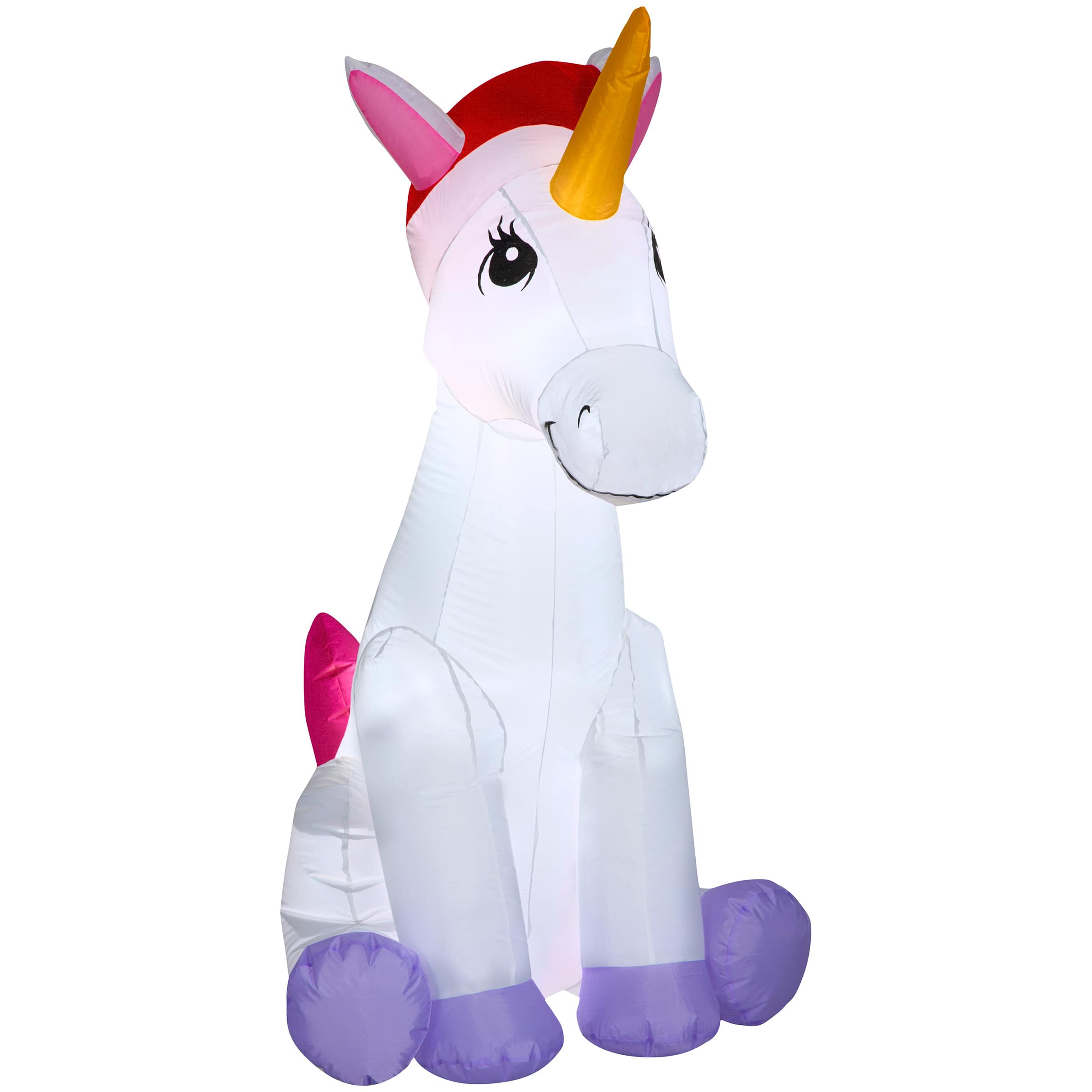 4.5ft. Airblown® Inflatable Christmas Unicorn