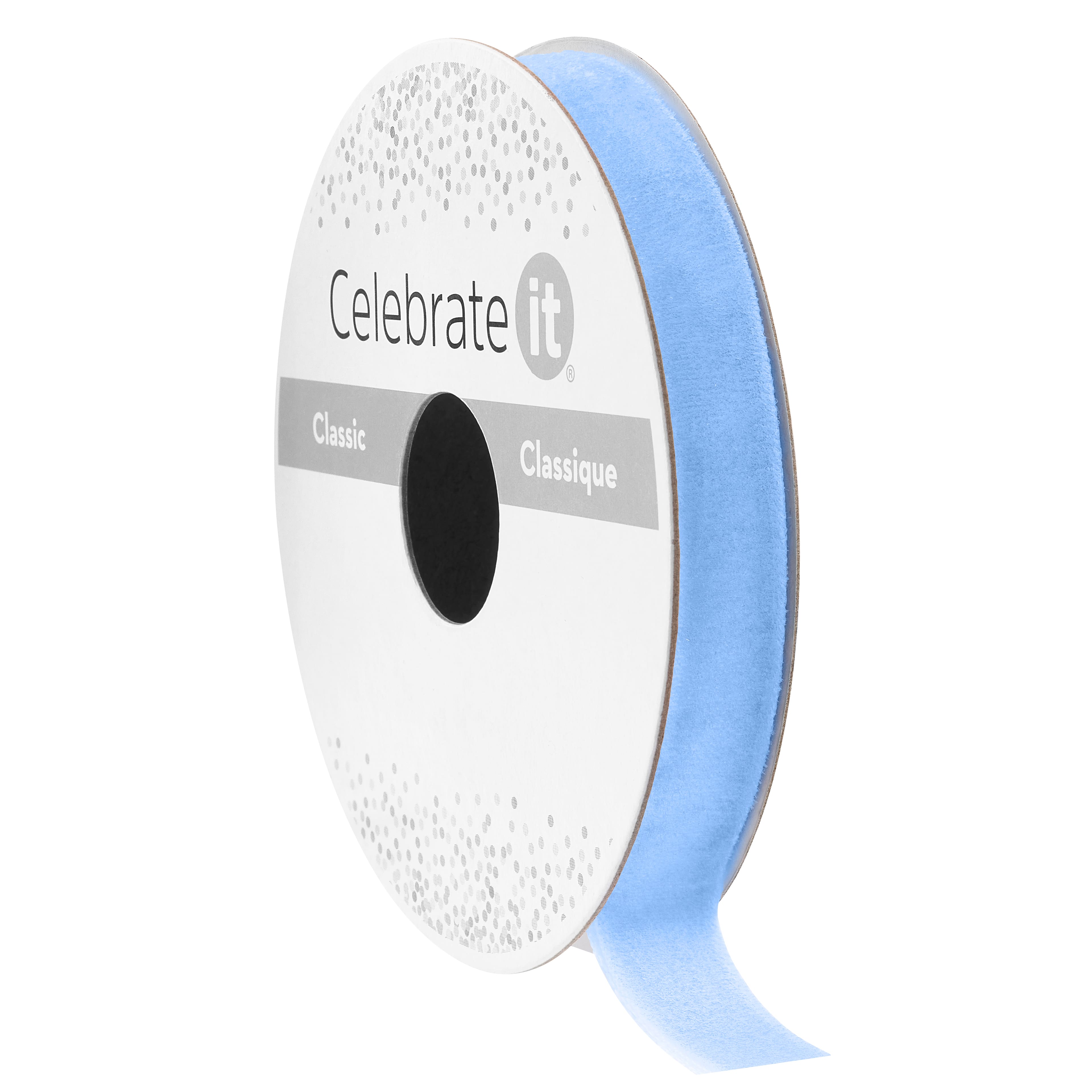 3/8&#x22; x 3yd. Velvet Ribbon by Celebrate It&#x2122; Classic