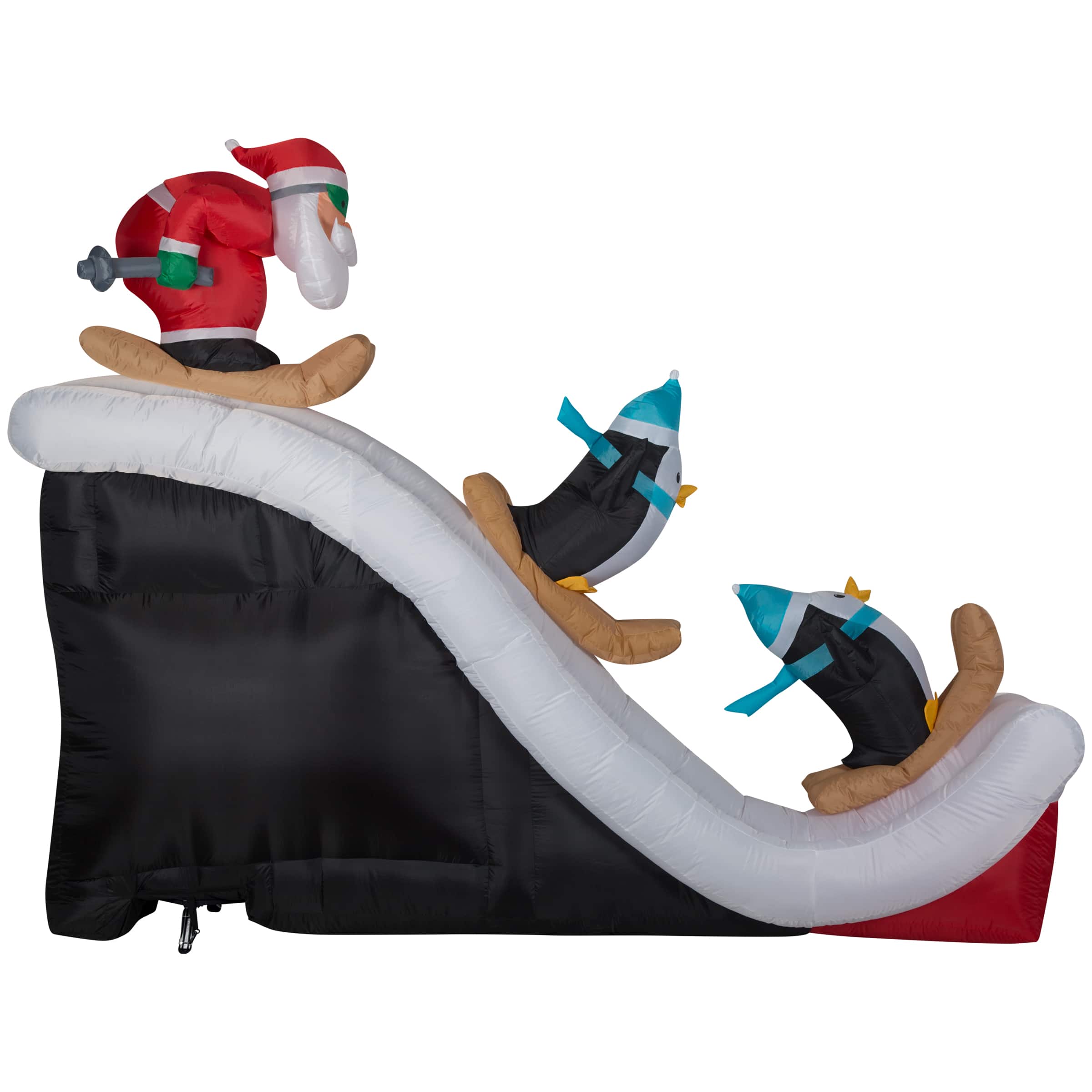 7ft. Airblown&#xAE; Inflatable Christmas Santa Ski Scene