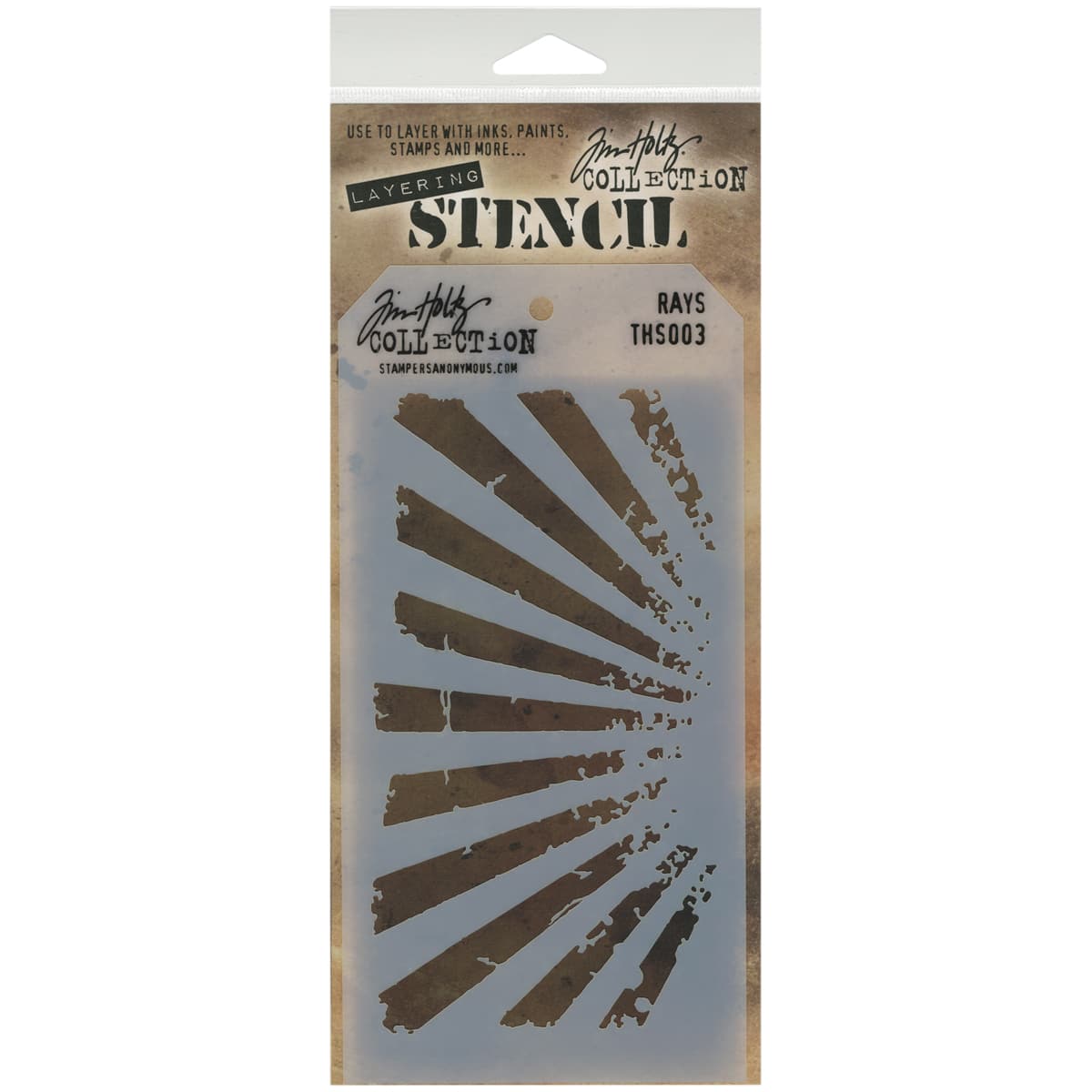Stampers Anonymous Tim Holtz&#xAE; Rays Layered Stencil