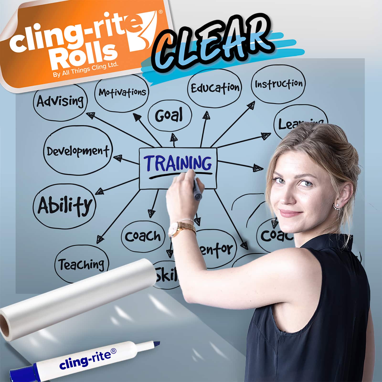 Clear Cling Rite Roll