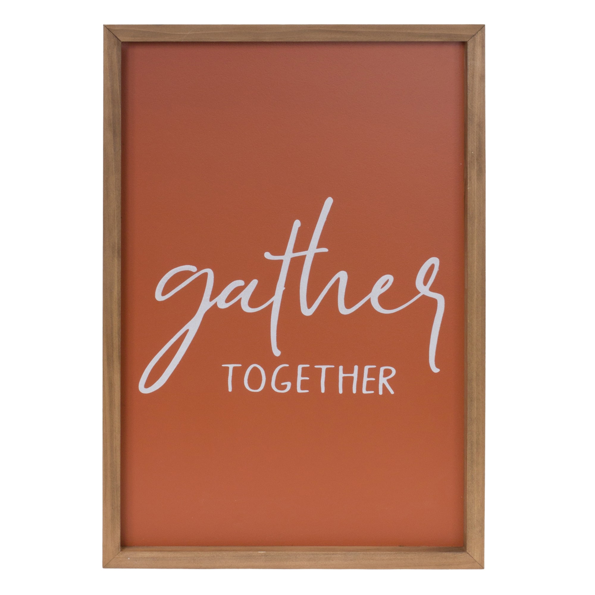 Gather and Thankful Sentiment Sign Set
