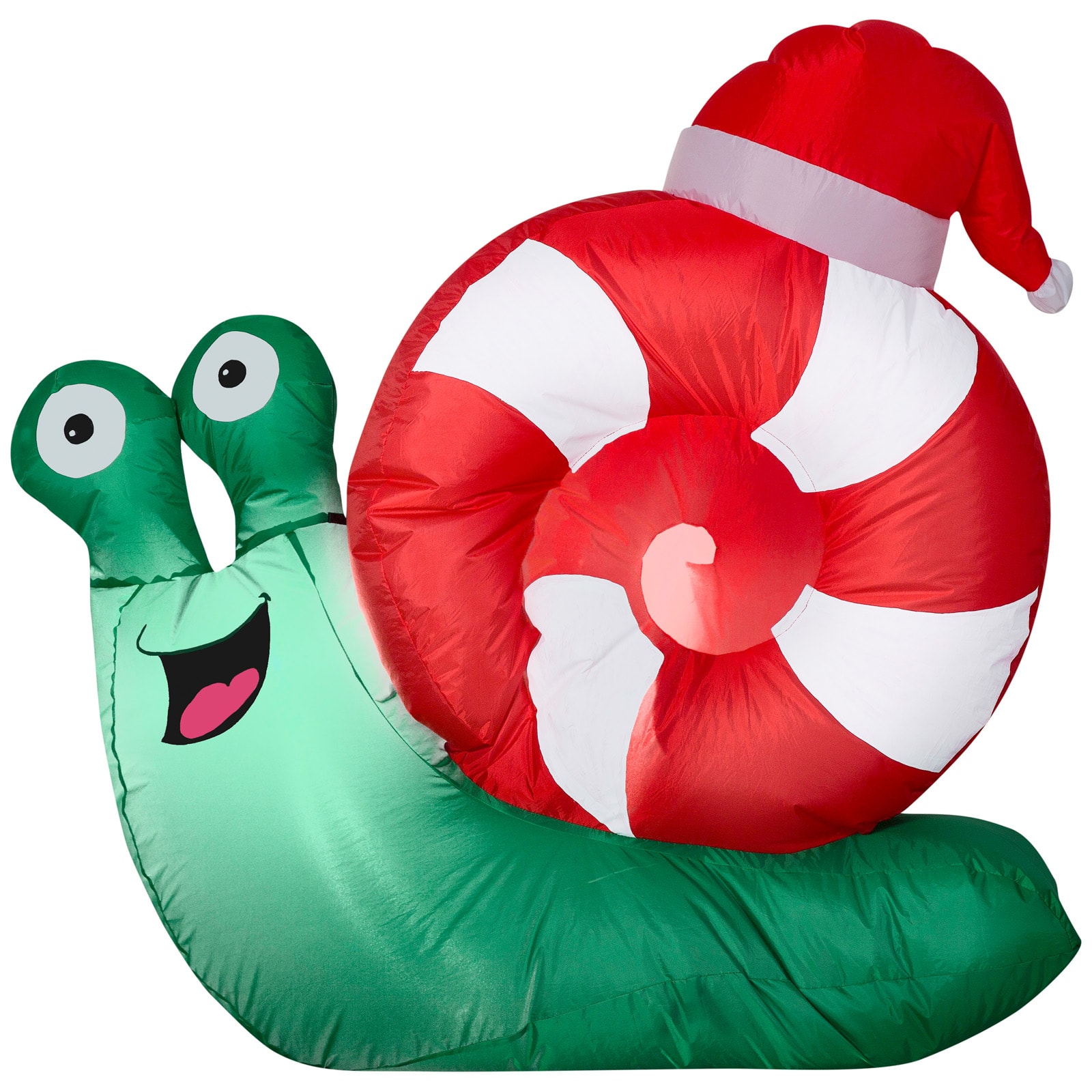 3.25ft. Airblown&#xAE; Inflatable Christmas Snail Santa