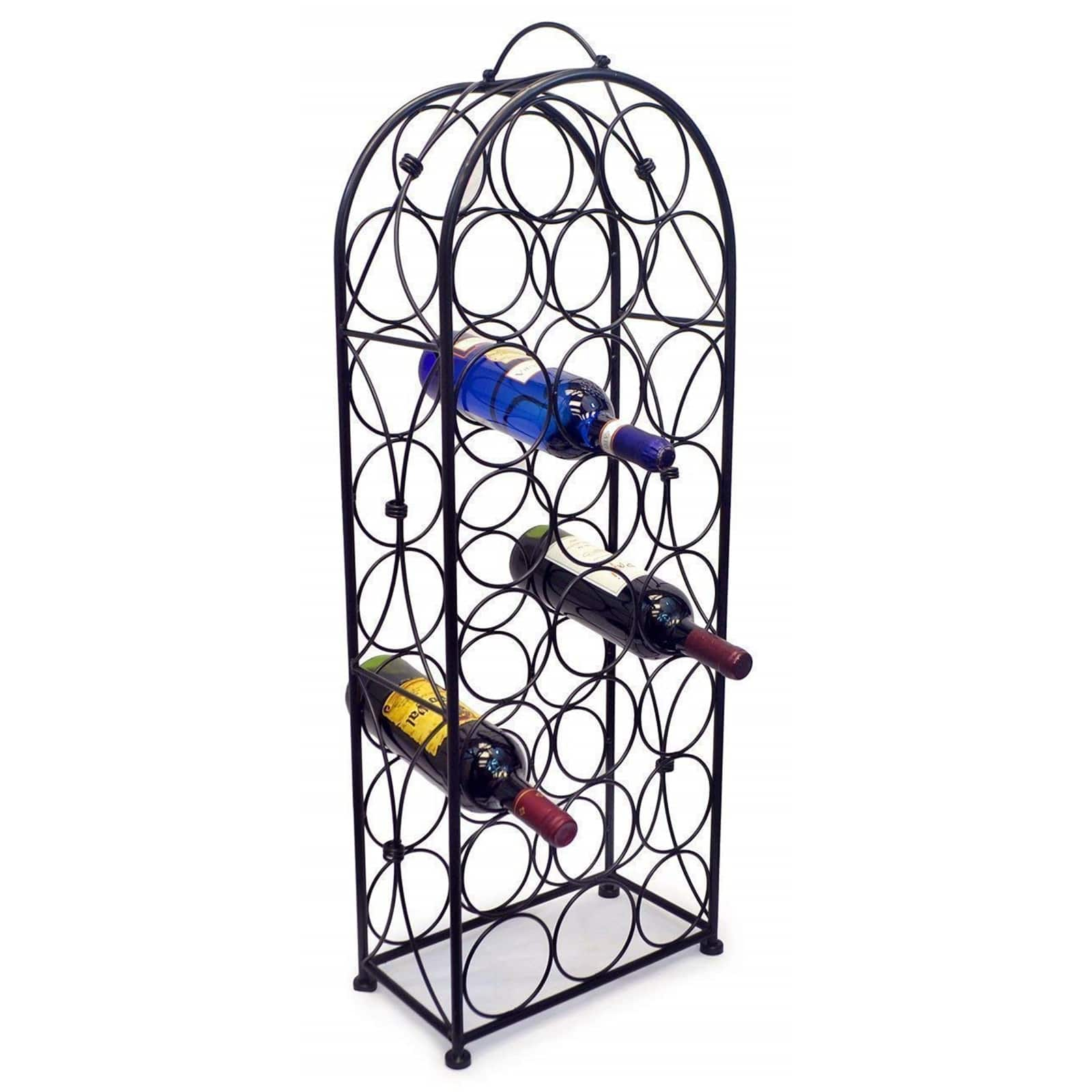 Sorbus 23-Bottle French Chateau-Style Standing Wine Rack