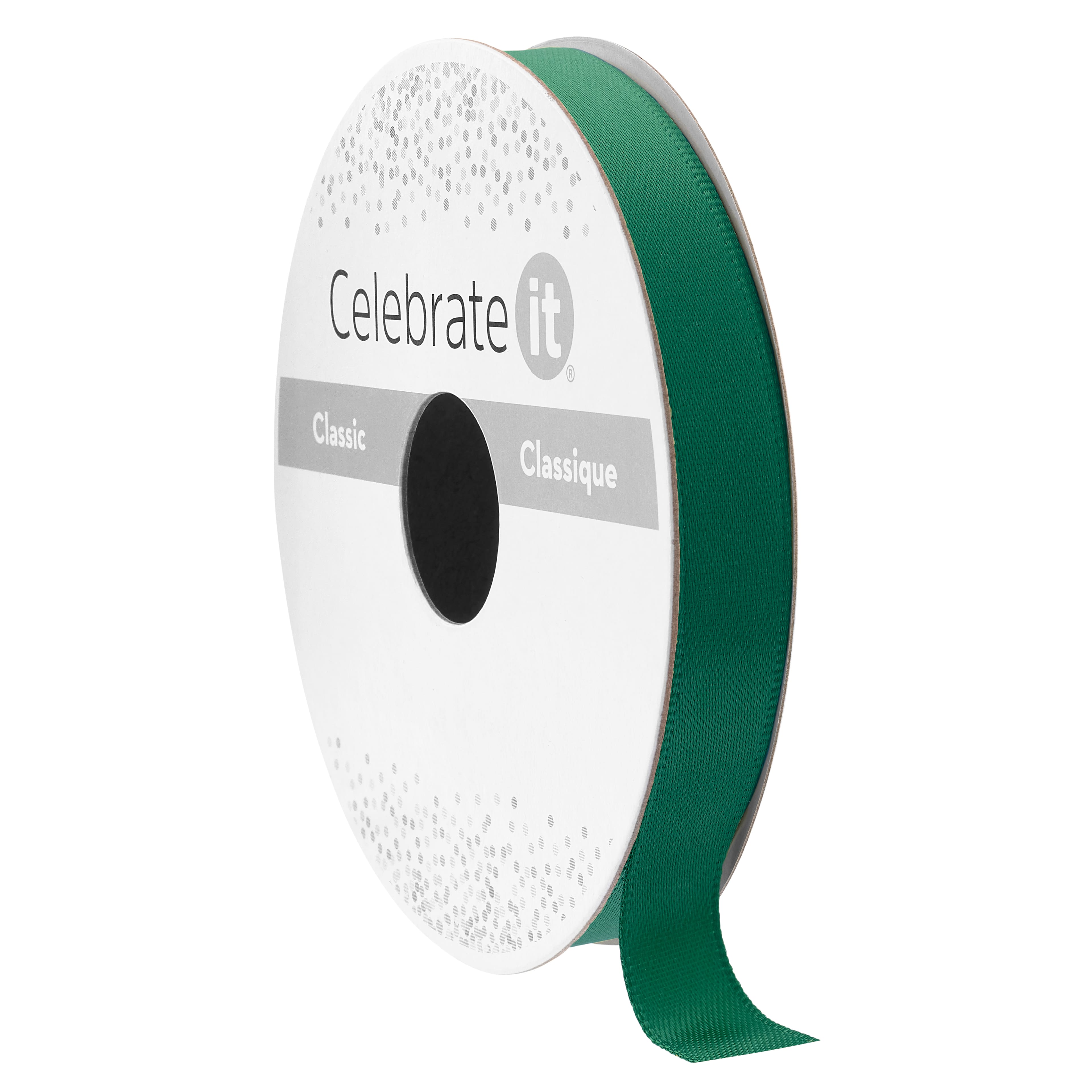 3/8&#x22; x 15yd. Satin Double Face Ribbon by Celebrate It&#xAE; Classic