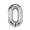 Wizardi 32" Silver Number Foil Balloon