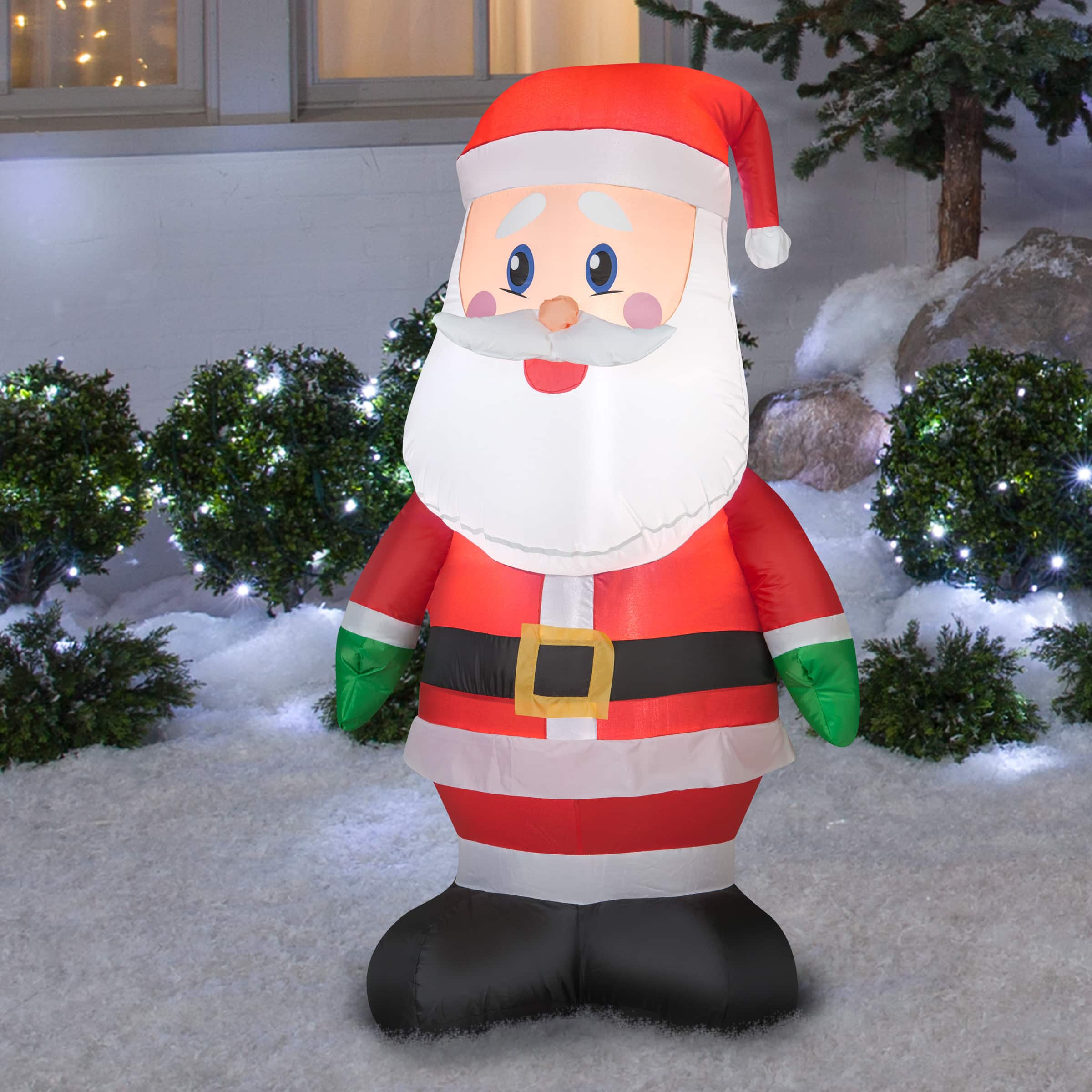 4ft. Airblown&#xAE; Inflatable Christmas Santa