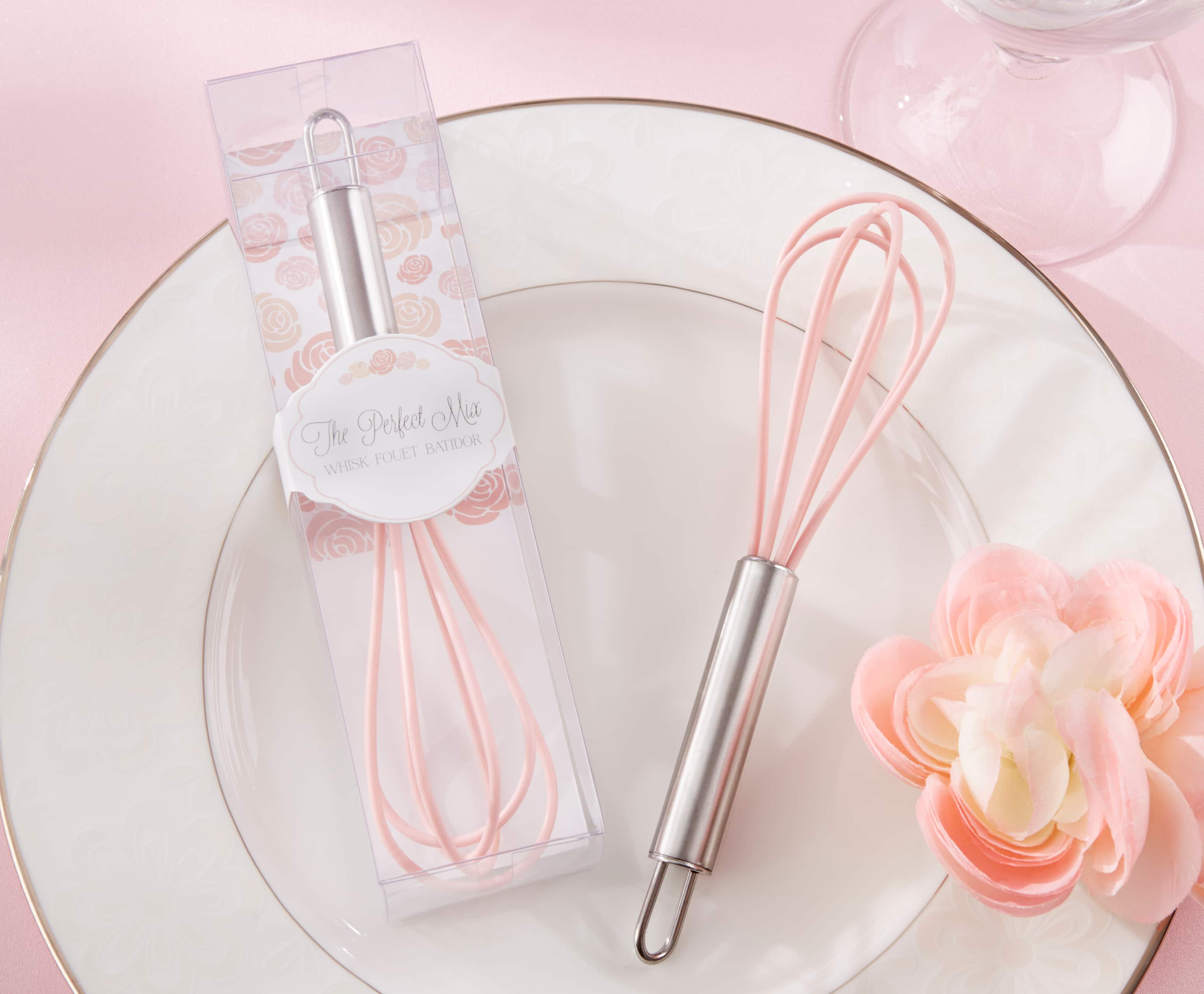 Kate Aspen&#xAE; The Perfect Mix Pink Kitchen Whisk, 4ct.