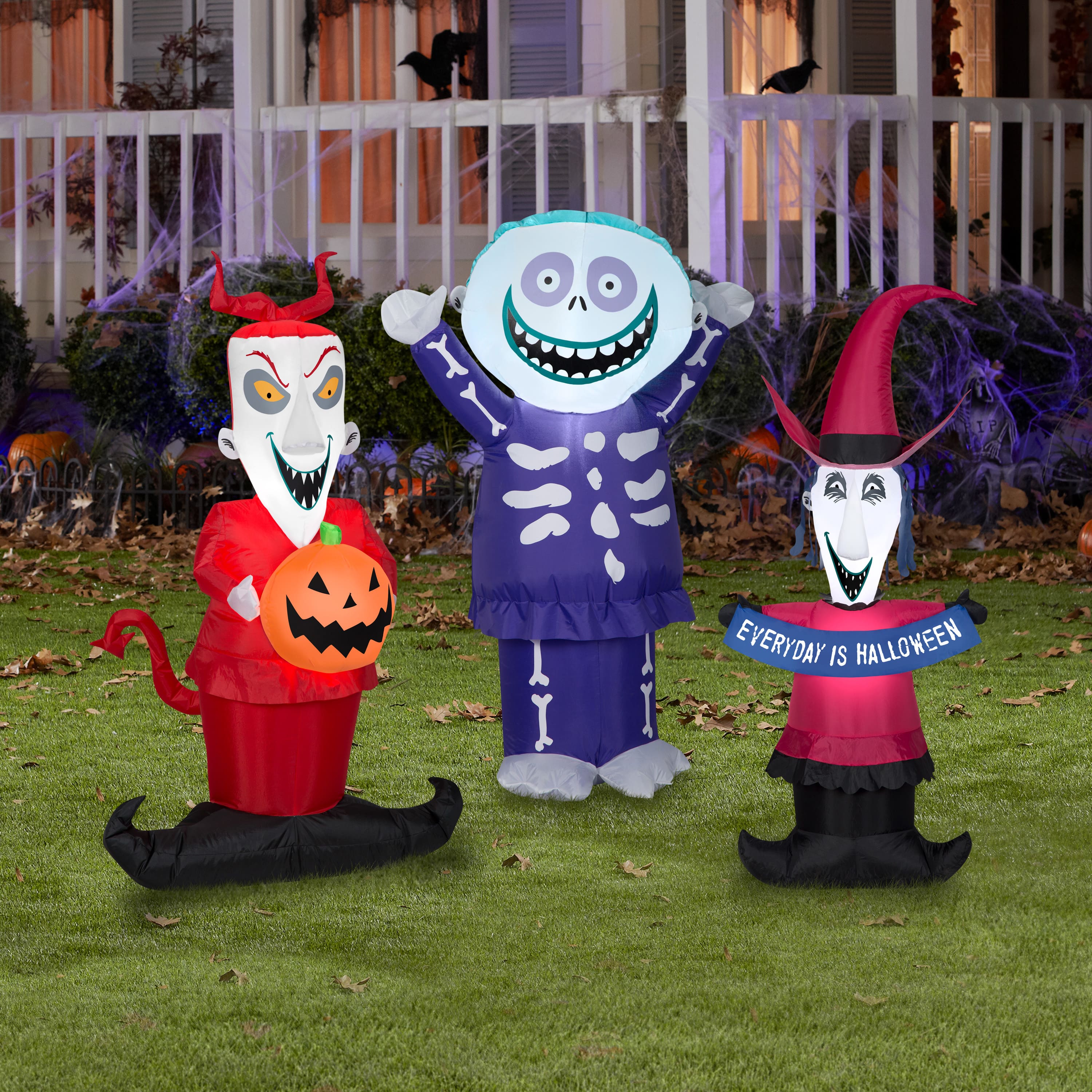 4ft. Combo Pack Airblown&#xAE; Inflatable Halloween Lock, Shock &#x26; Barrel