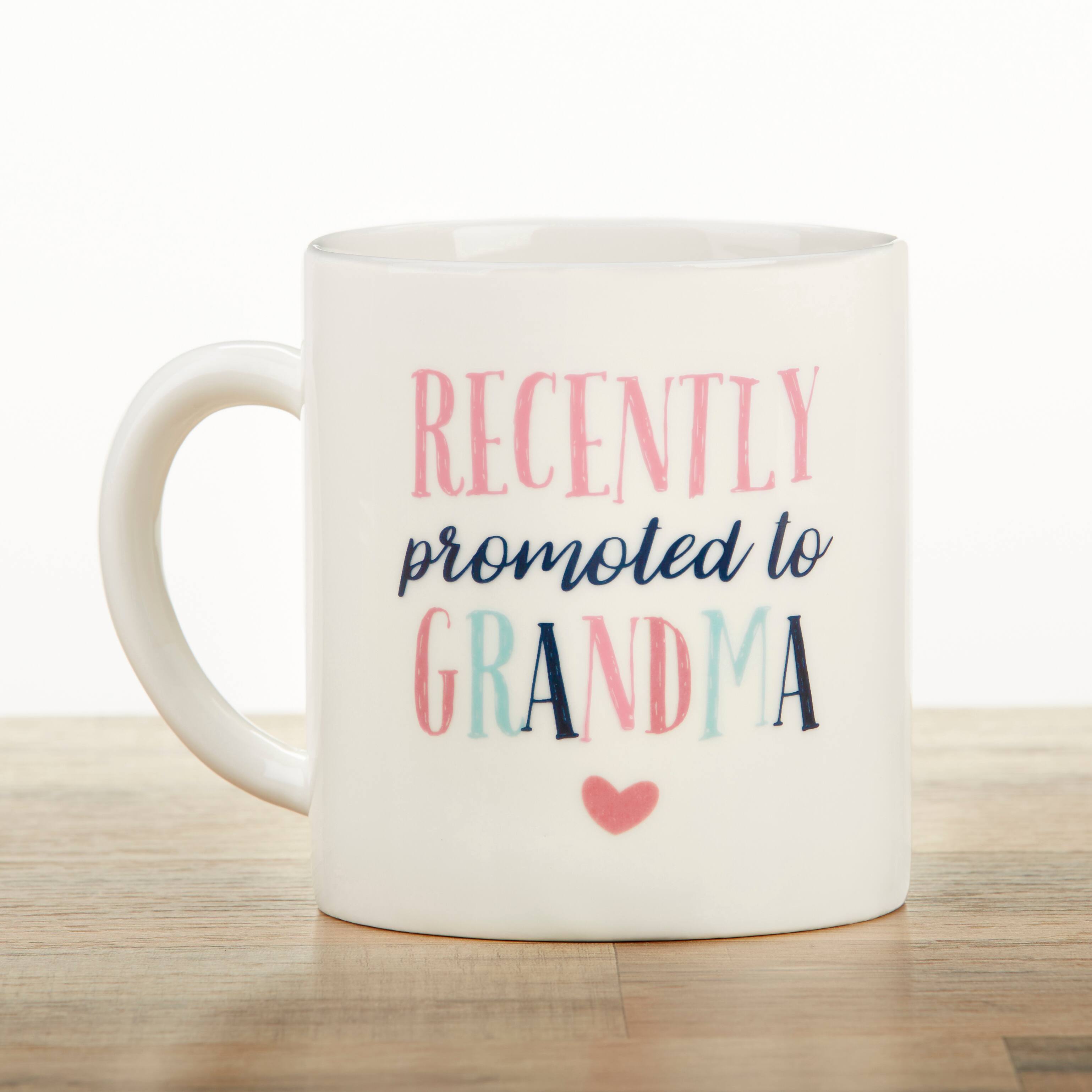 Kate Aspen® Promoted To Grandma 16 oz. White Coffee Mug