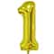 Wizardi 32" Gold Number Foil Balloon