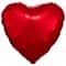 18" Heart Foil Balloon with Ribbon