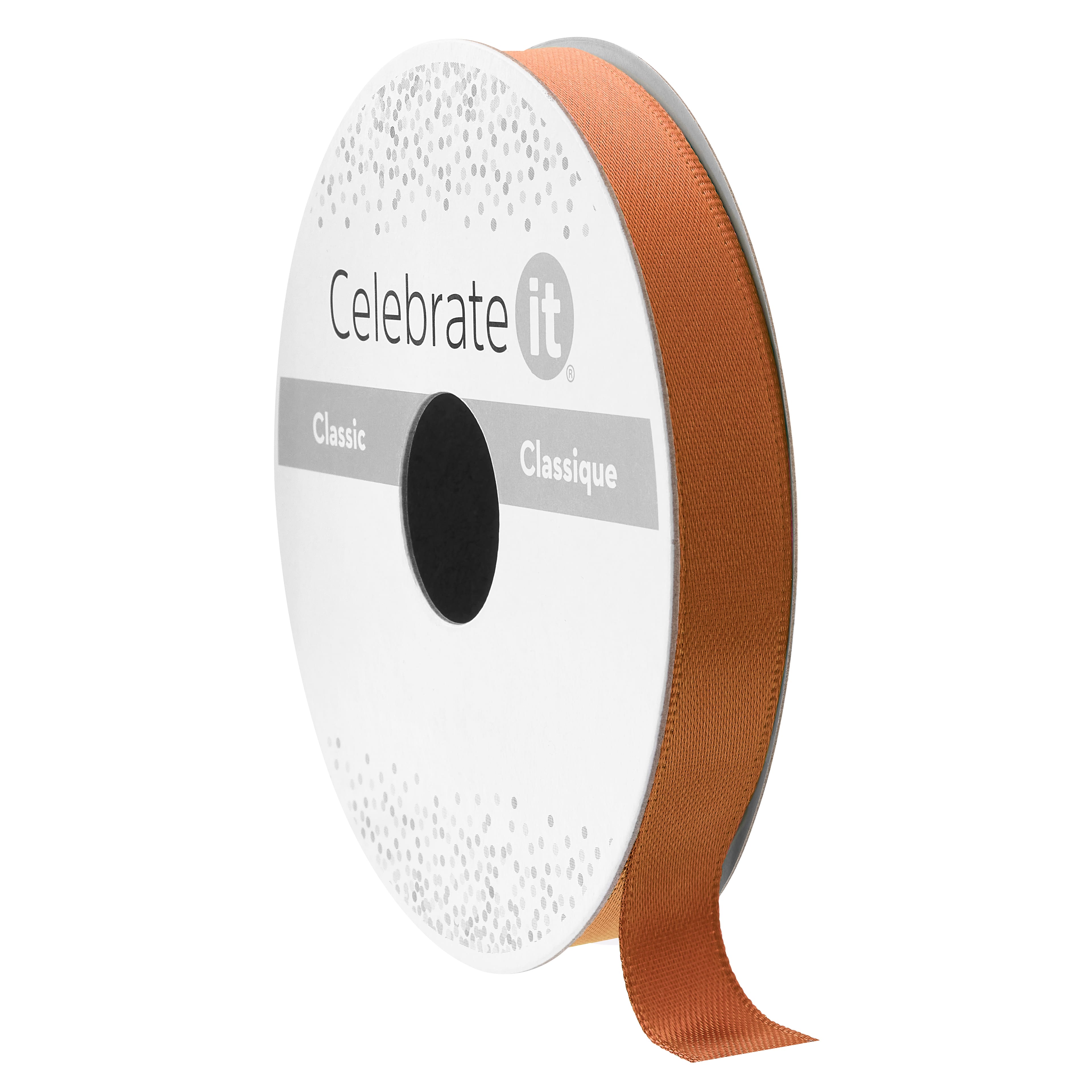 3/8&#x22; x 15yd. Satin Double Face Ribbon by Celebrate It&#xAE; Classic