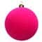 6 Pack 4" Flocked Shatterproof Ball Ornaments by Ashland®