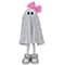 16" Standing Fabric Glitter Ghost with Bow Tabletop Décor by Ashland®