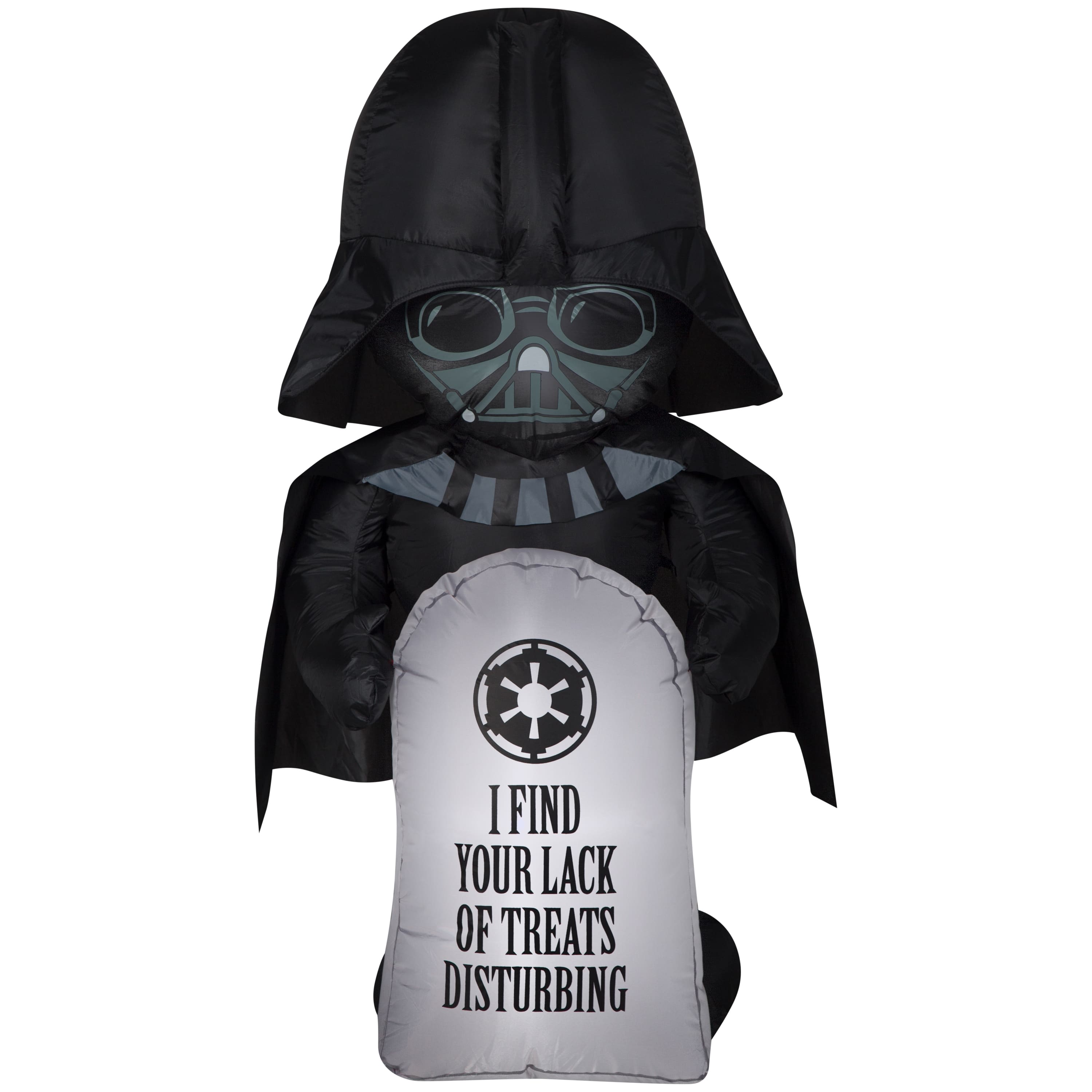 3.5ft. Airblown® Inflatable Halloween Stylized Darth Vader with Tombstone