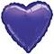 17" Metallic Heart Mylar Balloon