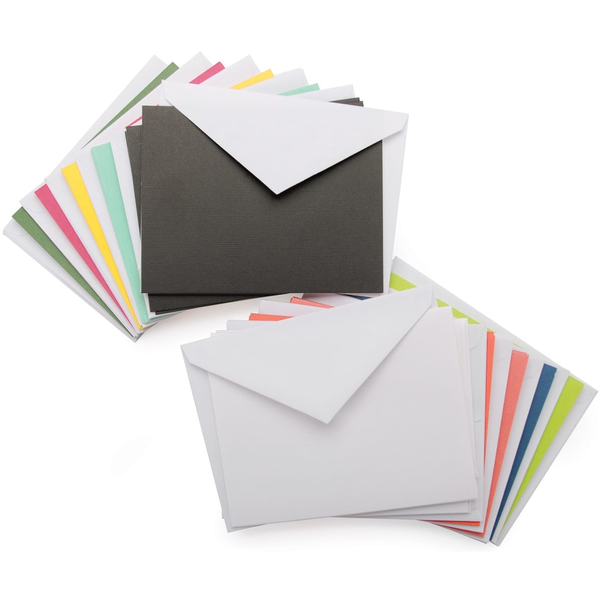 DCWV A2 Bright Solids Boxed Cards & Envelopes 40ct.