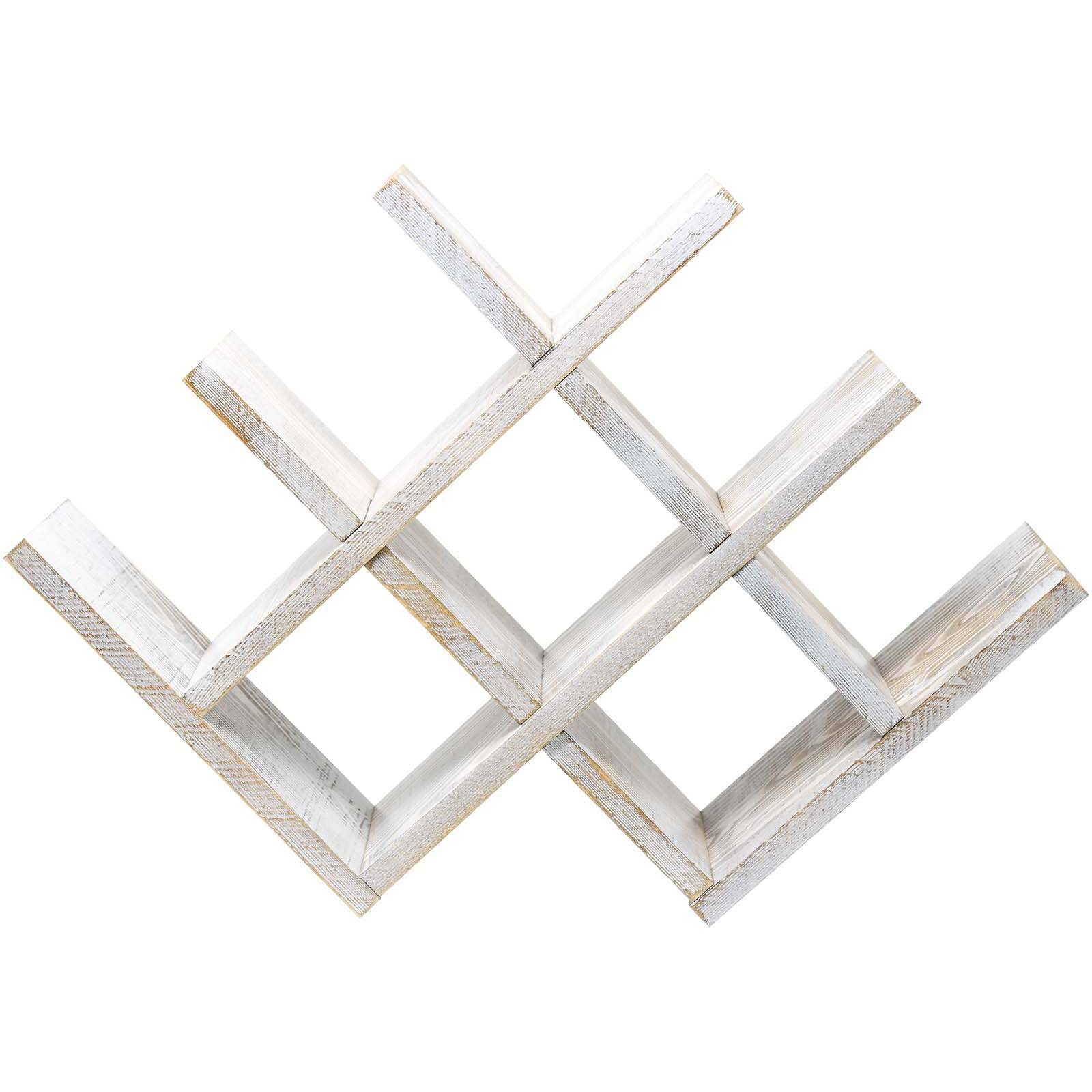 Sorbus Gray 8-Bottle Butterfly Countertop Wine Rack