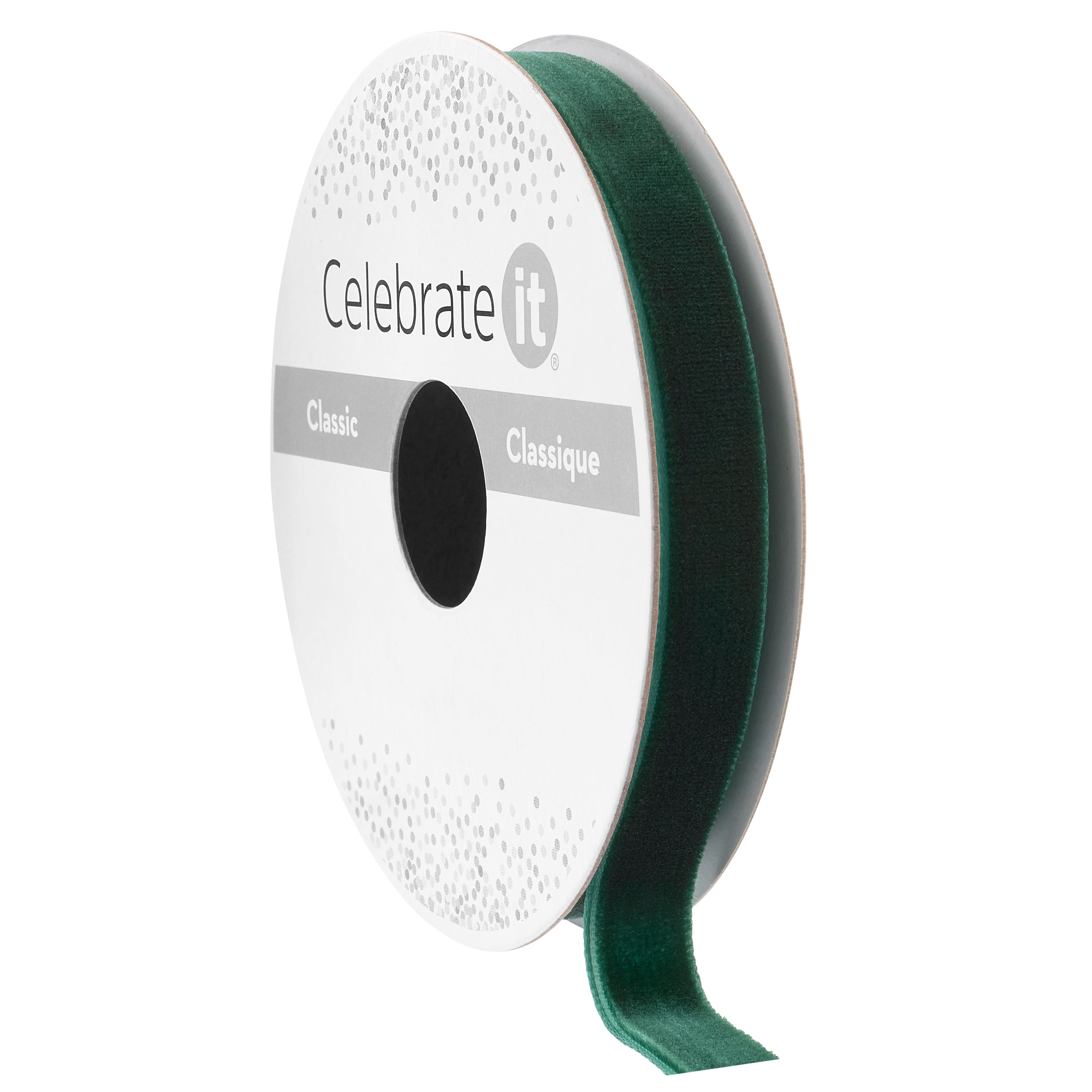 3/8" x 3yd. Velvet Ribbon by Celebrate It™ Classic