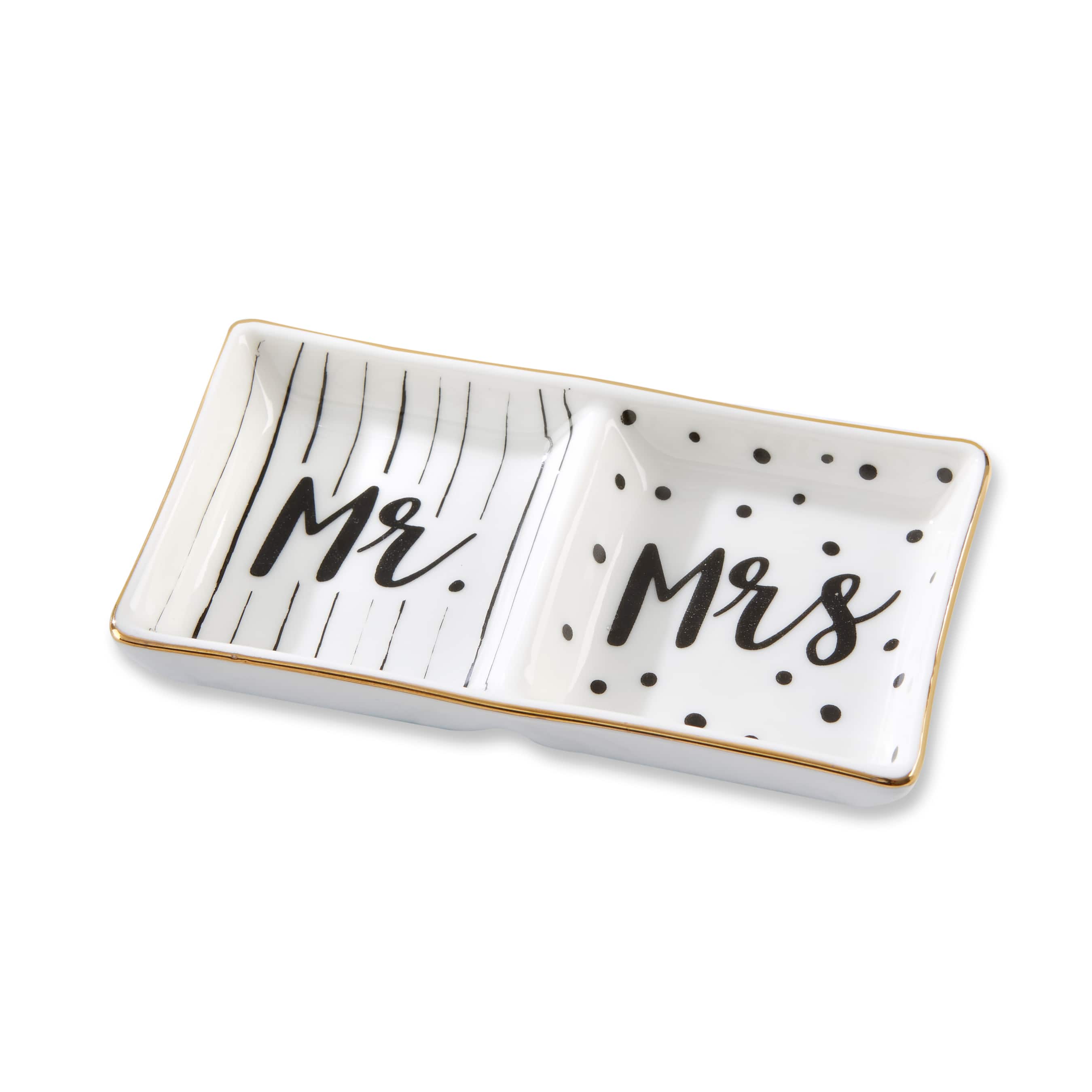 Kate Aspen&#xAE; Mr. &#x26; Mrs. Ring Dish, 2ct.