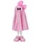 16" Standing Fabric Glitter Ghost with Bow Tabletop Décor by Ashland®