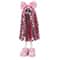 17" Standing Sequin Fabric Ghost with Bow Tabletop Décor by Ashland®