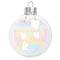 8 Pack 2.5" Clear Color Glass Ball Ornaments by Ashland®