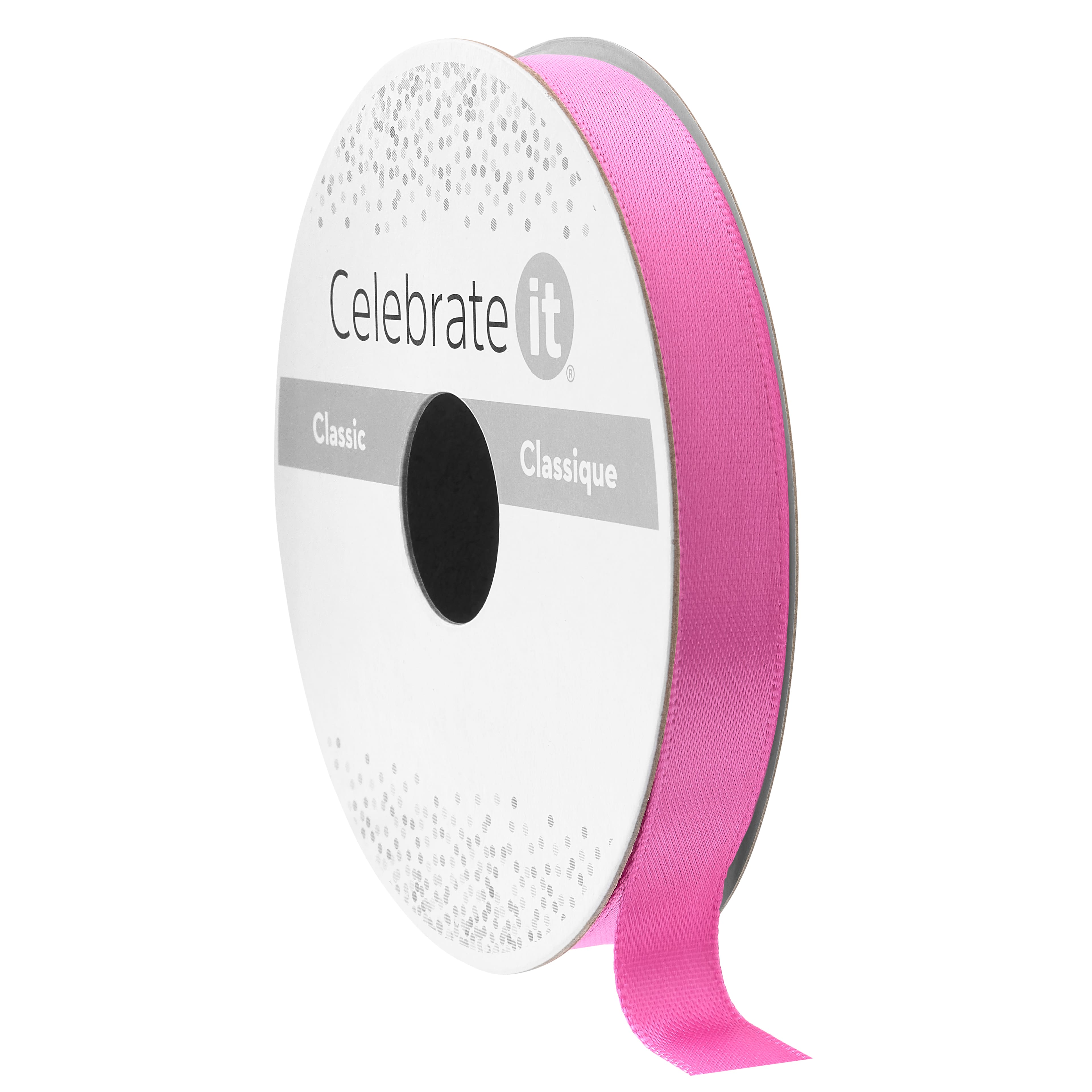 3/8" x 15yd. Satin Ribbon by Celebrate It® Classic