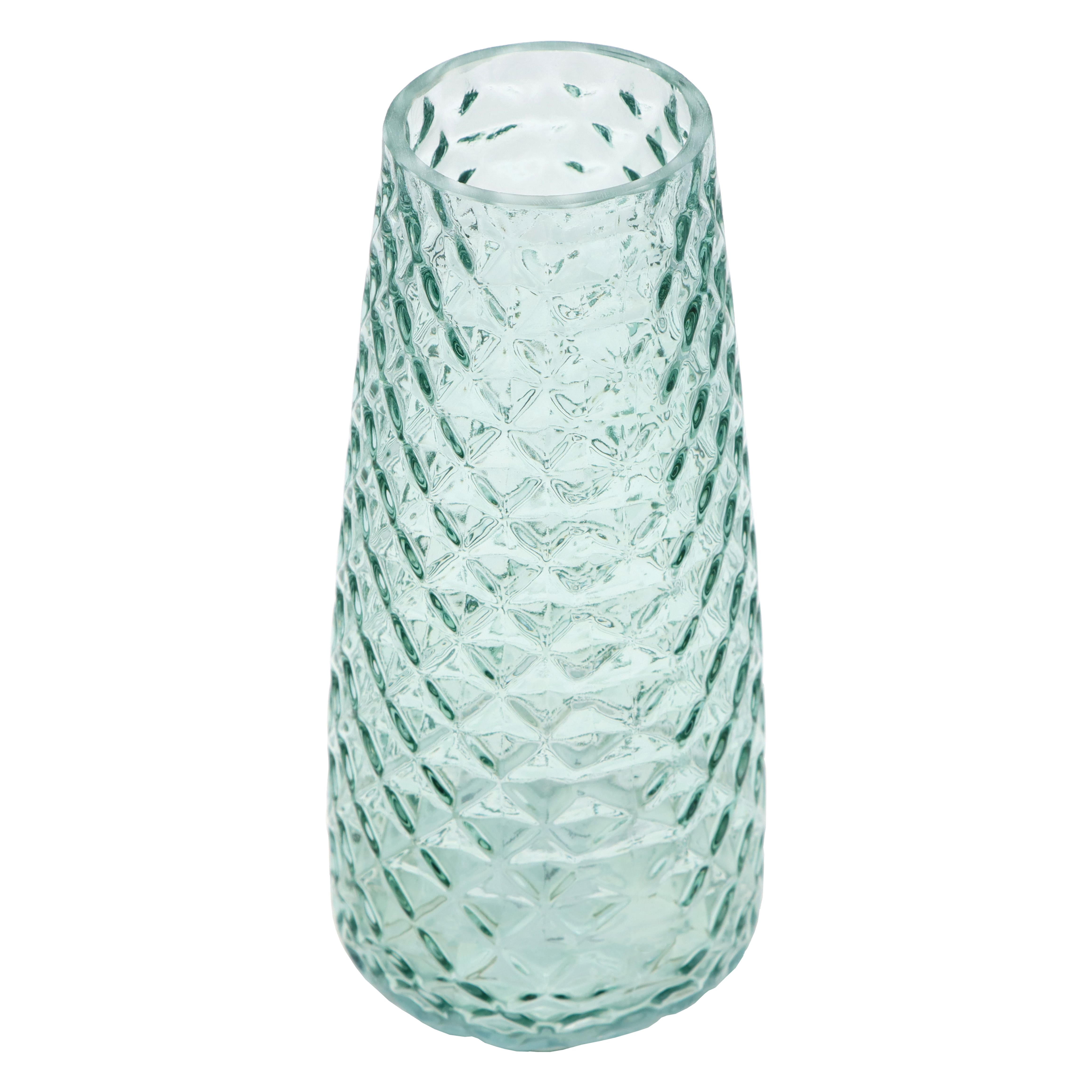 8&#x22; Textured Glass Vase by Ashland&#xAE;