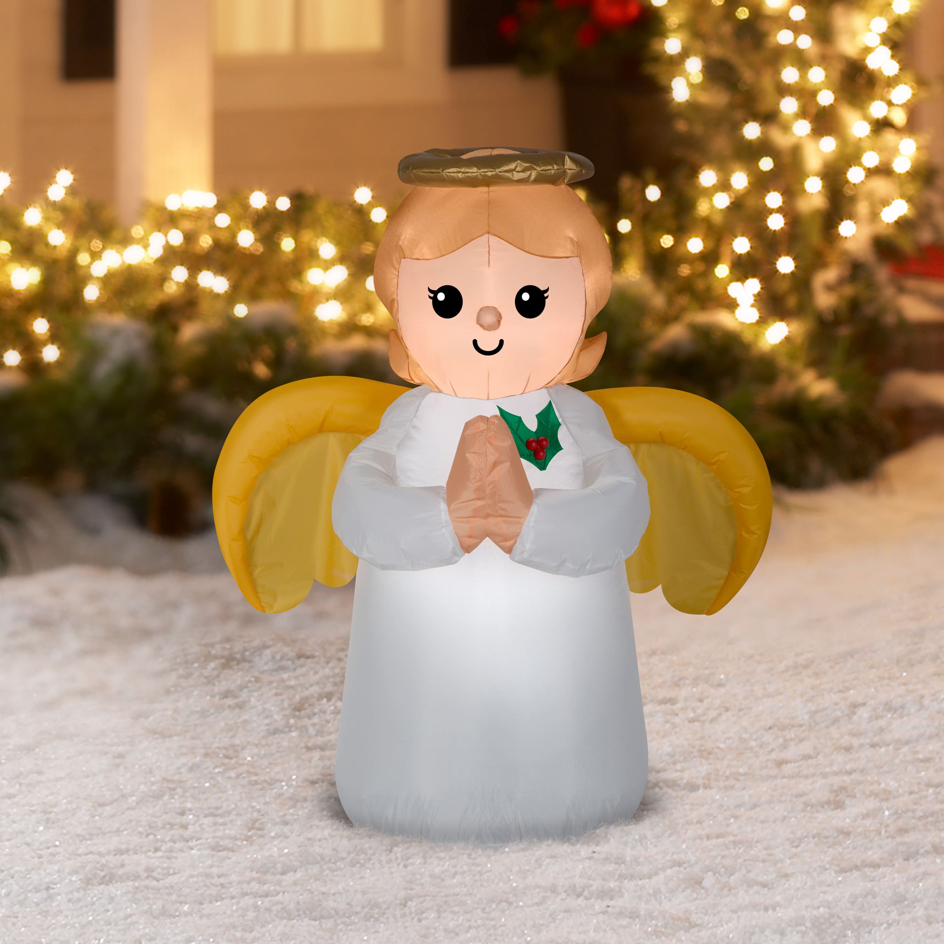 3.5ft. Airblown® Inflatable Christmas Angel  Michaels