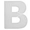 10" White Foam Letter by Ashland®