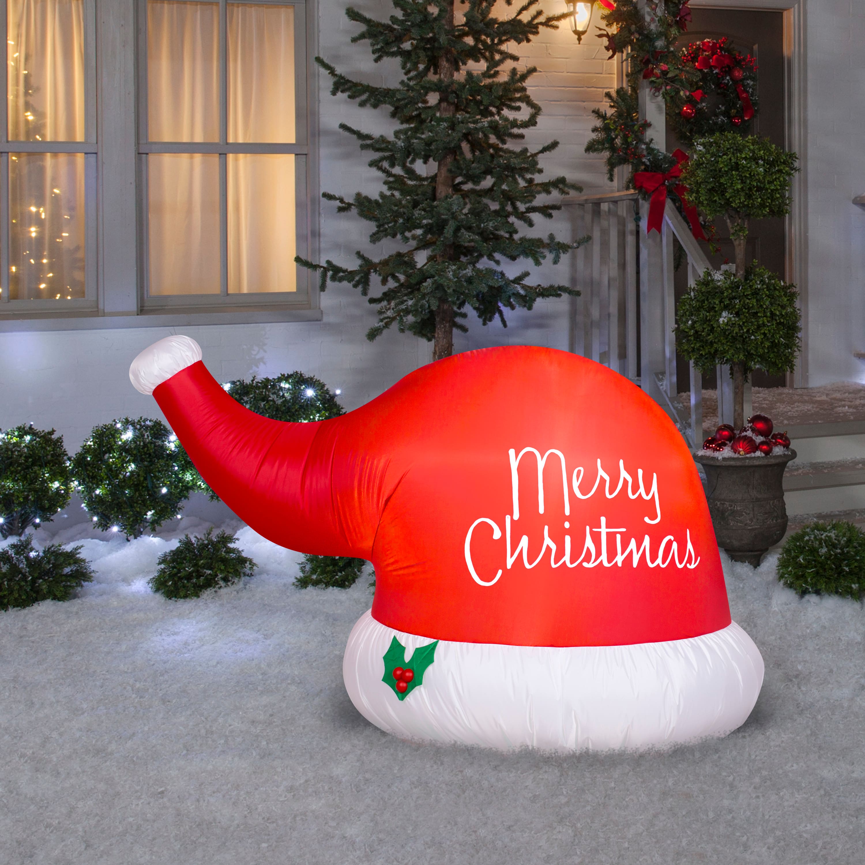 4ft. Airblown&#xAE; Inflatable Big Santa Hat