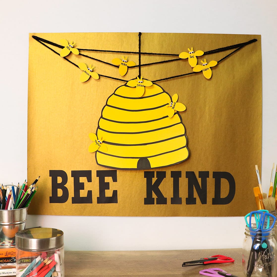 Personalized 3D Teacher Bee Hive Decor Door Sign, Custom Teacher